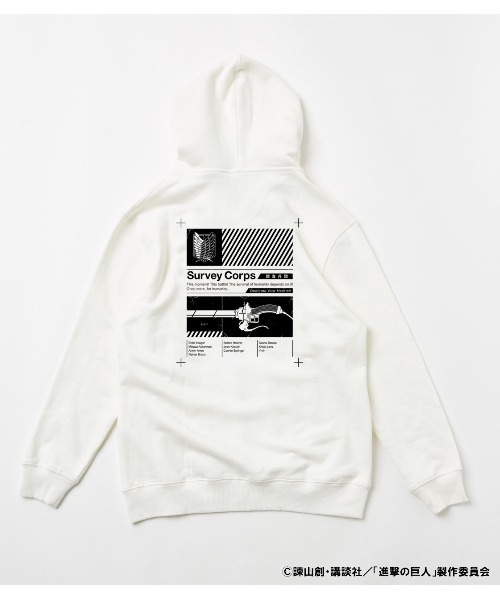 進撃の巨人 Survey Corps Corps トップス R4g アールフォージー のファッション Zip Hoodie