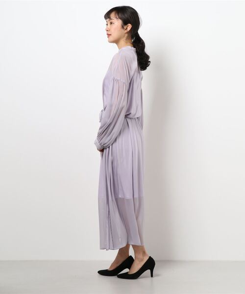 archives（アルシーヴ）の「【入荷禁止】ラメシアースキッパーワンピ（ワンピース・レディース・ベージュ/パープル/イエロー/グリーン・MEDIUM）」の8枚目の写真