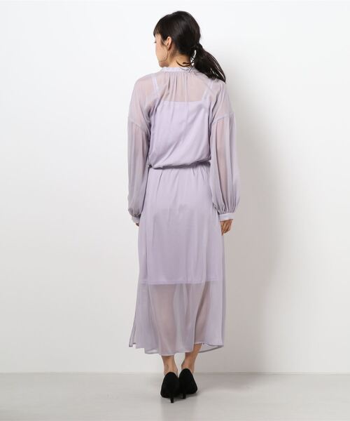 archives（アルシーヴ）の「【入荷禁止】ラメシアースキッパーワンピ（ワンピース・レディース・ベージュ/パープル/イエロー/グリーン・MEDIUM）」の19枚目の写真