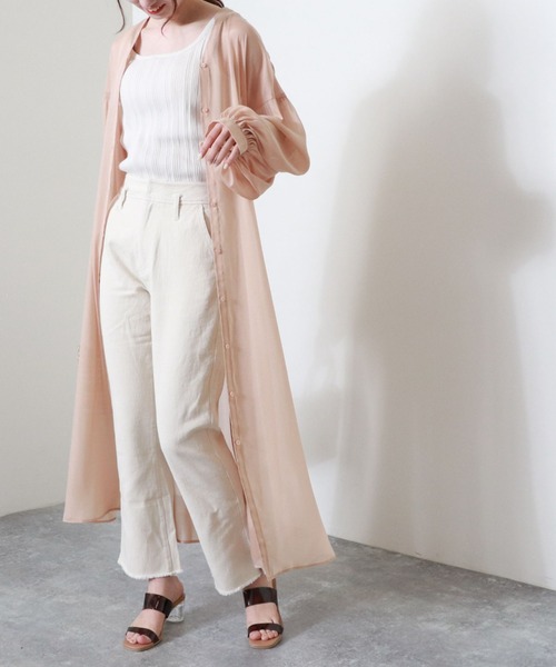 archives（アルシーヴ）の「【入荷禁止】ラメシアースキッパーワンピ（ワンピース・レディース・ベージュ/パープル/イエロー/グリーン・MEDIUM）」の2枚目の写真