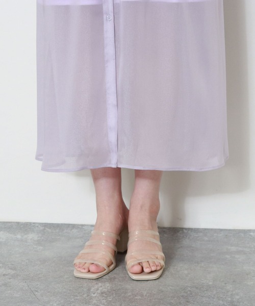 archives（アルシーヴ）の「【入荷禁止】ラメシアースキッパーワンピ（ワンピース・レディース・ベージュ/パープル/イエロー/グリーン・MEDIUM）」の14枚目の写真