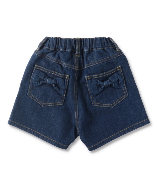 BRANSHES（ブランシェス）の「リボンポケットデニムショートパンツ（デニムパンツ・キッズ・ネイビー/ブルー・100cm/110cm/120cm/150cm/140cm/90cm/130cm）」の20枚目の写真