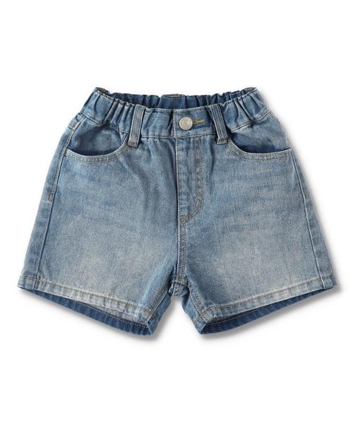 BRANSHES（ブランシェス）の「リボンポケットデニムショートパンツ（デニムパンツ・キッズ・ネイビー/ブルー・100cm/110cm/120cm/150cm/140cm/90cm/130cm）」の21枚目の写真