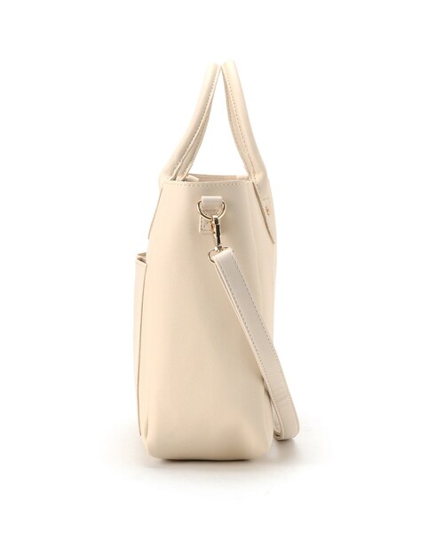 DRESKIP（ドレスキップ）の「◆フロントポケットA4トート（トートバッグ・レディース・ブラック/グレー/アイボリー・00）」の7枚目の写真