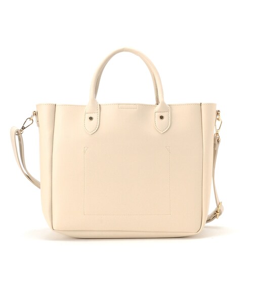 DRESKIP（ドレスキップ）の「◆フロントポケットA4トート（トートバッグ・レディース・ブラック/グレー/アイボリー・00）」の6枚目の写真