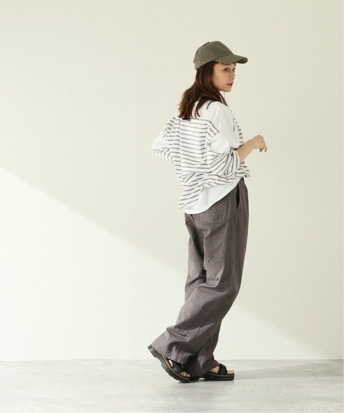 ARMEN(アーメン)の「【ARMEN/アーメン】ONE-TUCK PANTS:パンツ(その他パンツ・レディース・チャコールグレー/ライトグレー・MEDIUM)」の17枚目の写真