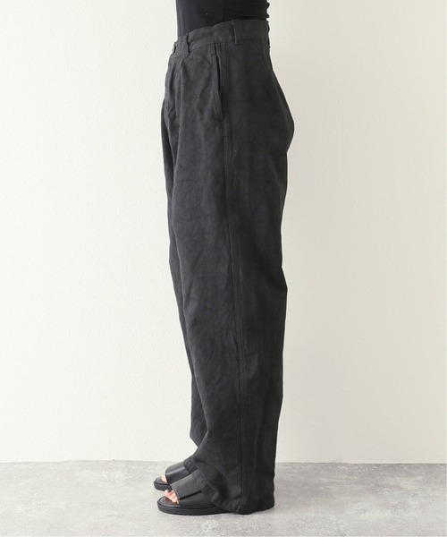 ARMEN(アーメン)の「【ARMEN/アーメン】ONE-TUCK PANTS:パンツ(その他パンツ・レディース・チャコールグレー/ライトグレー・MEDIUM)」の11枚目の写真