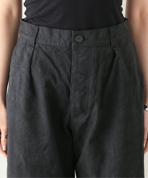 ARMEN(アーメン)の「【ARMEN/アーメン】ONE-TUCK PANTS:パンツ(その他パンツ・レディース・チャコールグレー/ライトグレー・MEDIUM)」の6枚目の写真