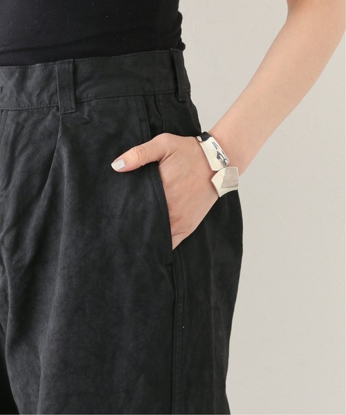 ARMEN(アーメン)の「【ARMEN/アーメン】ONE-TUCK PANTS:パンツ(その他パンツ・レディース・チャコールグレー/ライトグレー・MEDIUM)」の16枚目の写真