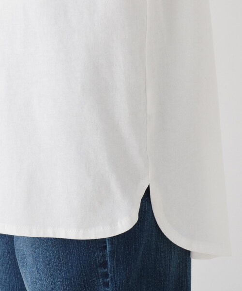 SHOO・LA・RUE(シューラルー)の「◆USAコットンアソートプリントラウンドヘムTシャツ(Tシャツ/カットソー・レディース・ホワイト系その他3/ベージュ系その他4/ブラック系1/ベージュ系2/ライトグリーン系/ホワイト系その他・04/02/03)」の12枚目の写真