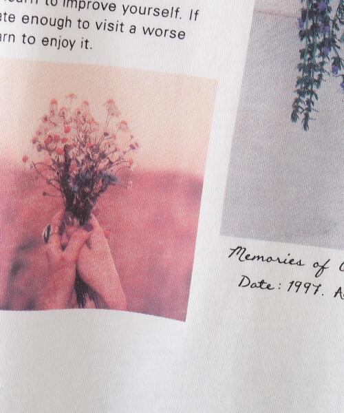 SHOO・LA・RUE(シューラルー)の「◆USAコットンアソートプリントラウンドヘムTシャツ(Tシャツ/カットソー・レディース・ホワイト系その他3/ベージュ系その他4/ブラック系1/ベージュ系2/ライトグリーン系/ホワイト系その他・04/02/03)」の13枚目の写真