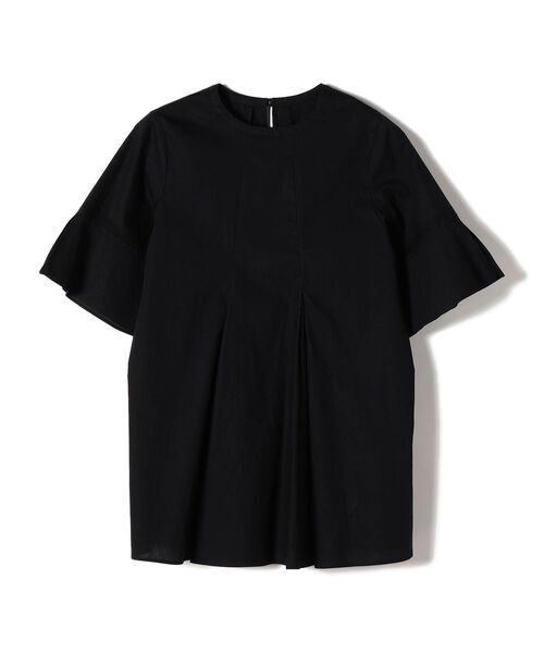 SHIPS(シップス)の「【WEB限定】〈手洗い可能〉スリットデザインタックチュニックブラウス◇(シャツ/ブラウス・レディース・オフホワイト/グリーン/ベージュ系その他/ブラック・ONE SIZE)」の7枚目の写真