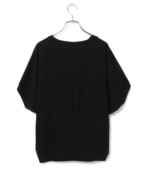 ADAM ET ROPE'（アダムエロペ）の「リラックスTシャツ（Tシャツ/カットソー・レディース・ブラック/ライトグレー/ホワイト/クリーム・FREE）」の10枚目の写真