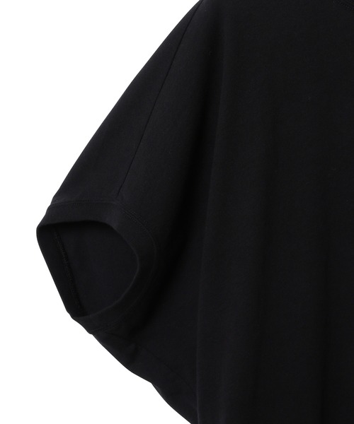 ADAM ET ROPE'（アダムエロペ）の「リラックスTシャツ（Tシャツ/カットソー・レディース・ブラック/ライトグレー/ホワイト/クリーム・FREE）」の13枚目の写真