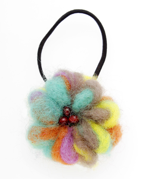 チャイハネ（チャイハネ）の「【チャイハネ】モフアヘアゴム（ヘアゴム・レディース・カラフル/その他1/レッド/ブルー/グリーン/ライトブルー/ピンク/ライトグリーン・FREE）」の8枚目の写真