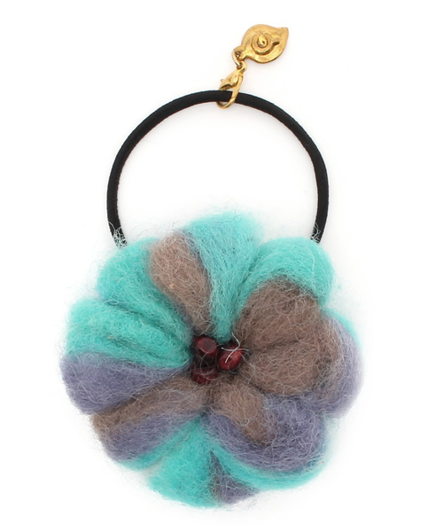 チャイハネ（チャイハネ）の「【チャイハネ】モフアヘアゴム（ヘアゴム・レディース・カラフル/その他1/レッド/ブルー/グリーン/ライトブルー/ピンク/ライトグリーン・FREE）」の5枚目の写真