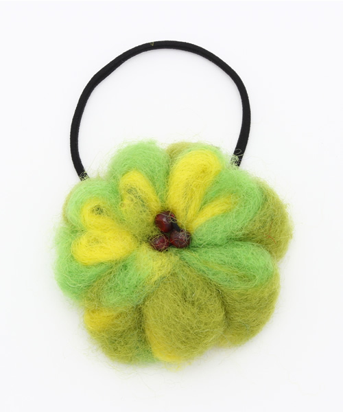 チャイハネ（チャイハネ）の「【チャイハネ】モフアヘアゴム（ヘアゴム・レディース・カラフル/その他1/レッド/ブルー/グリーン/ライトブルー/ピンク/ライトグリーン・FREE）」の3枚目の写真