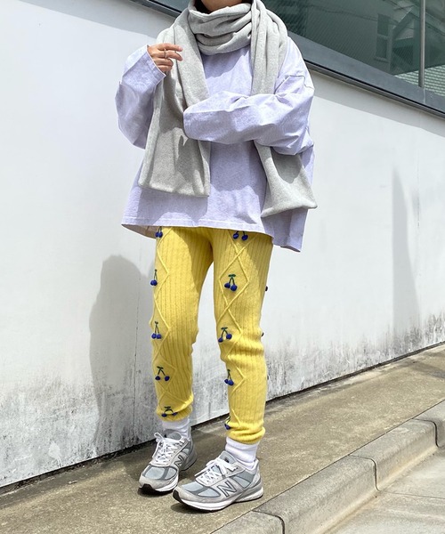 HOLIDAY（ホリデイ）の「WOOL CASHMERE CHERRY KNIT PANTS ウール