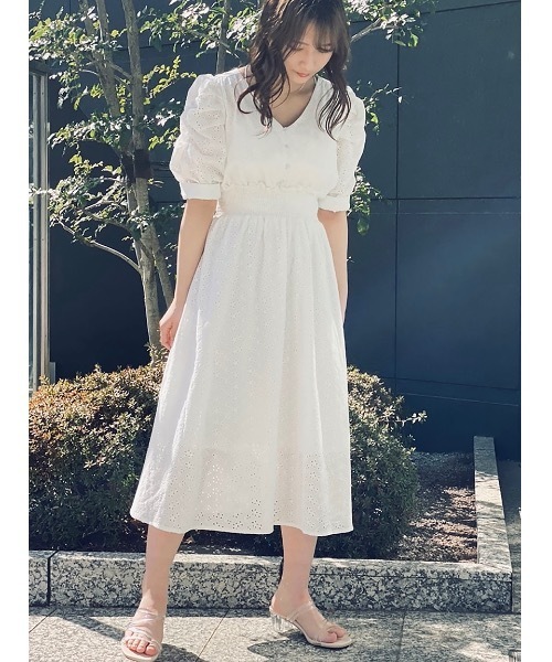 NOMAE（ノーマエ）の「【NOMAE】ギャザースリーブワンピース