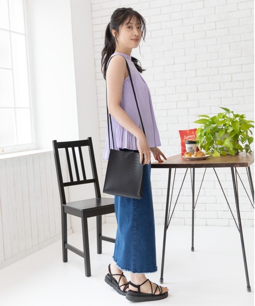 Mysa&Liina（ミーサリーナ）の「デニムタイトロングスカート（デニムスカート・レディース・ブラック/サックスブルー/インディゴブルー・M）」の17枚目の写真