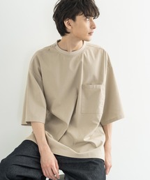 綿麻 レーヨン オーバーサイズ 無地 BIGTシャツ