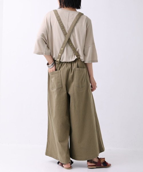 osharewalker（オシャレウォーカー）の「【廃盤】【機能素材】『ツイルガウチョ』（その他パンツ・レディース・カーキ/オフホワイト/ブラック・2/1）」の7枚目の写真