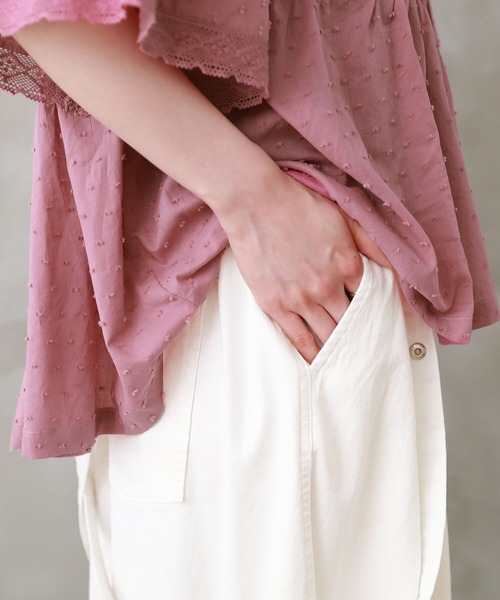 osharewalker（オシャレウォーカー）の「【廃盤】【機能素材】『ツイルガウチョ』（その他パンツ・レディース・カーキ/オフホワイト/ブラック・2/1）」の11枚目の写真