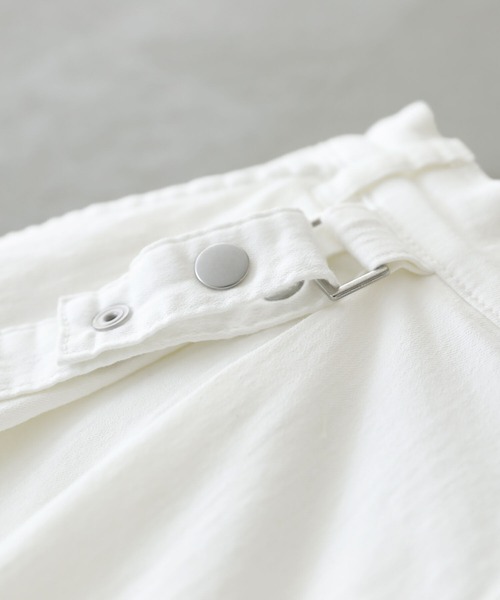 osharewalker（オシャレウォーカー）の「【廃盤】【機能素材】『ツイルガウチョ』（その他パンツ・レディース・カーキ/オフホワイト/ブラック・2/1）」の15枚目の写真