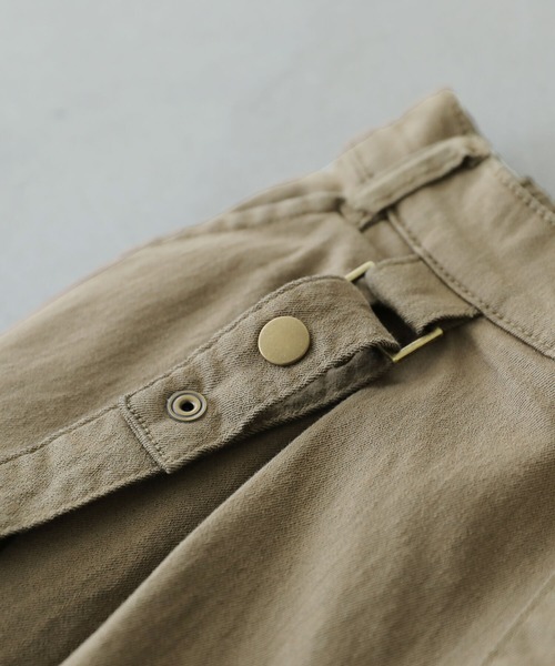 osharewalker（オシャレウォーカー）の「【廃盤】【機能素材】『ツイルガウチョ』（その他パンツ・レディース・カーキ/オフホワイト/ブラック・2/1）」の18枚目の写真