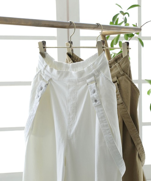 osharewalker（オシャレウォーカー）の「【廃盤】【機能素材】『ツイルガウチョ』（その他パンツ・レディース・カーキ/オフホワイト/ブラック・2/1）」の19枚目の写真