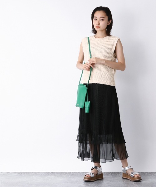 JEANASIS（ジーナシス）の「アソートファンシーニットNS/954593（ベスト・レディース・アイボリー/ブラック/オレンジ系その他2・FREE）」の14枚目の写真