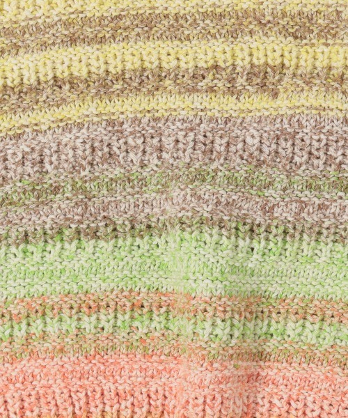 JEANASIS（ジーナシス）の「アソートファンシーニットNS/954593（ベスト・レディース・アイボリー/ブラック/オレンジ系その他2・FREE）」の7枚目の写真