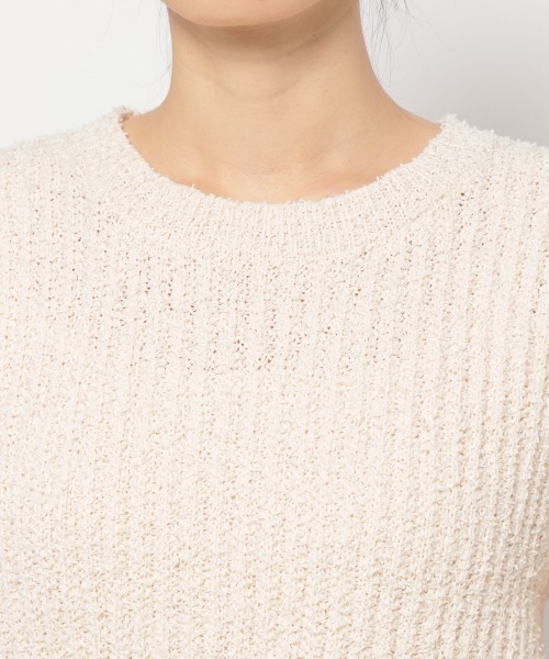 JEANASIS（ジーナシス）の「アソートファンシーニットNS/954593（ベスト・レディース・アイボリー/ブラック/オレンジ系その他2・FREE）」の16枚目の写真