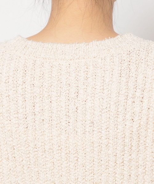 JEANASIS（ジーナシス）の「アソートファンシーニットNS/954593（ベスト・レディース・アイボリー/ブラック/オレンジ系その他2・FREE）」の13枚目の写真