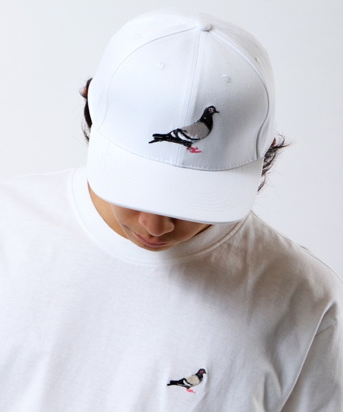 staple(ステイプル)の「STAPLE 刺繍ロゴキャップ(キャップ・メンズ・ブラック/ピンク/ホワイト/ブルー/バイオレット・FREE)」の2枚目の写真