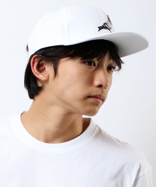 staple(ステイプル)の「STAPLE 刺繍ロゴキャップ(キャップ・メンズ・ブラック/ピンク/ホワイト/ブルー/バイオレット・FREE)」の11枚目の写真