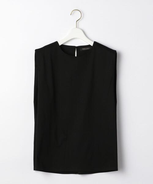 closet story（クローゼットストーリー）の「＜closet story（クローゼットストーリー）＞カタタック ノースリーブ カットソー（Tシャツ/カットソー・レディース・ホワイト/ブラック・FREE）」の13枚目の写真