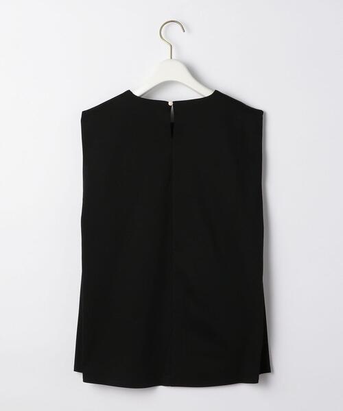 closet story（クローゼットストーリー）の「＜closet story（クローゼットストーリー）＞カタタック ノースリーブ カットソー（Tシャツ/カットソー・レディース・ホワイト/ブラック・FREE）」の14枚目の写真