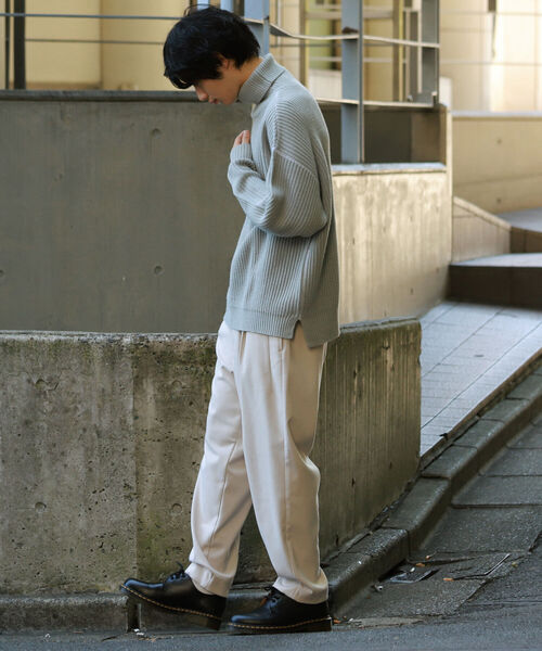 BeAMS DOT（ビームスドット）の「【WEB限定】BeAMS DOT / リンキング オーバー タートルネックニット（ニット/セーター・メンズ・ブラウン系その他4/ブラック系その他2・MEDIUM/LARGE）」の20枚目の写真