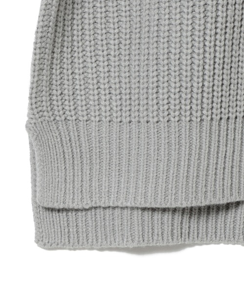 BeAMS DOT（ビームスドット）の「【WEB限定】BeAMS DOT / リンキング オーバー タートルネックニット（ニット/セーター・メンズ・ブラウン系その他4/ブラック系その他2・MEDIUM/LARGE）」の5枚目の写真