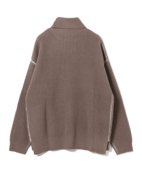BeAMS DOT（ビームスドット）の「【WEB限定】BeAMS DOT / リンキング オーバー タートルネックニット（ニット/セーター・メンズ・ブラウン系その他4/ブラック系その他2・MEDIUM/LARGE）」の7枚目の写真