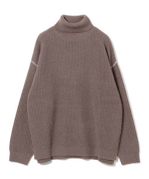 BeAMS DOT（ビームスドット）の「【WEB限定】BeAMS DOT / リンキング オーバー タートルネックニット（ニット/セーター・メンズ・ブラウン系その他4/ブラック系その他2・MEDIUM/LARGE）」の10枚目の写真