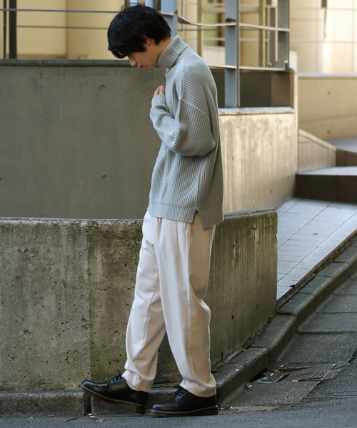 BeAMS DOT（ビームスドット）の「【WEB限定】BeAMS DOT / リンキング オーバー タートルネックニット（ニット/セーター・メンズ・ブラウン系その他4/ブラック系その他2・MEDIUM/LARGE）」の16枚目の写真