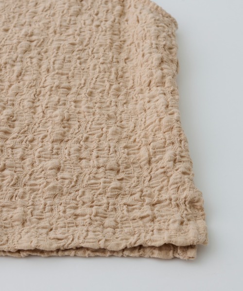 Ambre Neige（アンブルネージュ）の「2WAYシャーリングノースリーブ／【WEB/EC限定商品】（タンクトップ・レディース・ライトグリーン/アイボリー/ライトベージュ・FREE）」の21枚目の写真