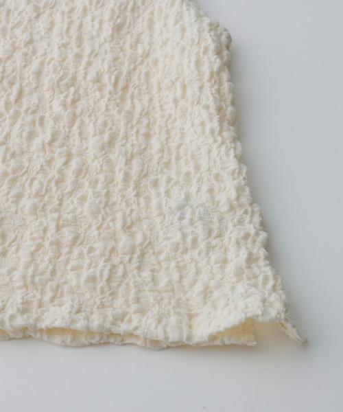 Ambre Neige（アンブルネージュ）の「2WAYシャーリングノースリーブ／【WEB/EC限定商品】（タンクトップ・レディース・ライトグリーン/アイボリー/ライトベージュ・FREE）」の20枚目の写真