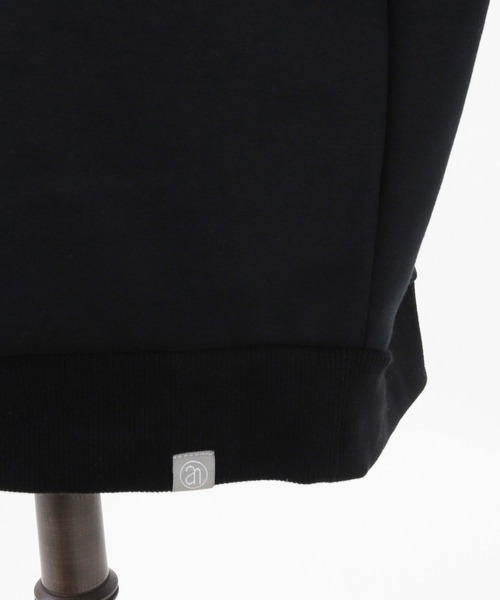 ANGENEHM（アンゲネーム）の「mlt3490-Cardboard Knit & Knit sew Switch Pullover (MADE IN JAPAN) プルオーバー（スウェット・メンズ・ブラック×グレー/ベージュ系その他・M/L）」の17枚目の写真