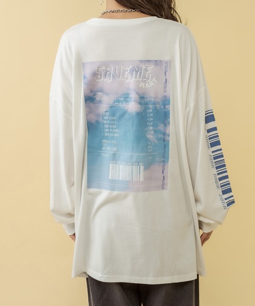 RASVOA(ラスボア)の「SAVEME MARTロンT(Tシャツ/カットソー・レディース・ブラック/オフホワイト・FREE)」の14枚目の写真