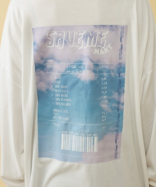 RASVOA(ラスボア)の「SAVEME MARTロンT(Tシャツ/カットソー・レディース・ブラック/オフホワイト・FREE)」の10枚目の写真