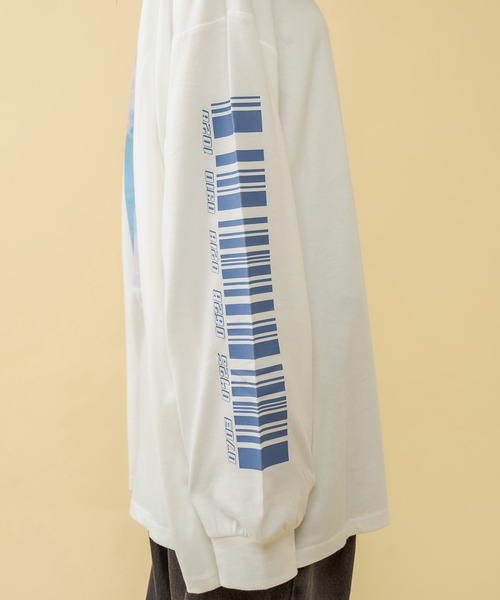 RASVOA(ラスボア)の「SAVEME MARTロンT(Tシャツ/カットソー・レディース・ブラック/オフホワイト・FREE)」の4枚目の写真