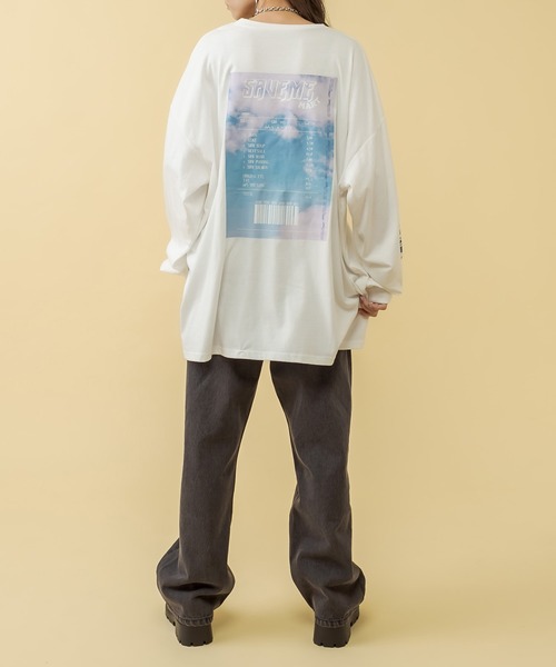 RASVOA(ラスボア)の「SAVEME MARTロンT(Tシャツ/カットソー・レディース・ブラック/オフホワイト・FREE)」の16枚目の写真